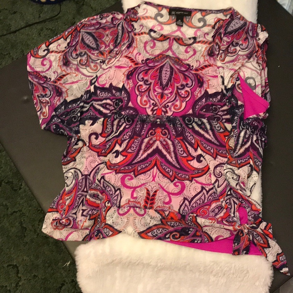 Bright statement blouse